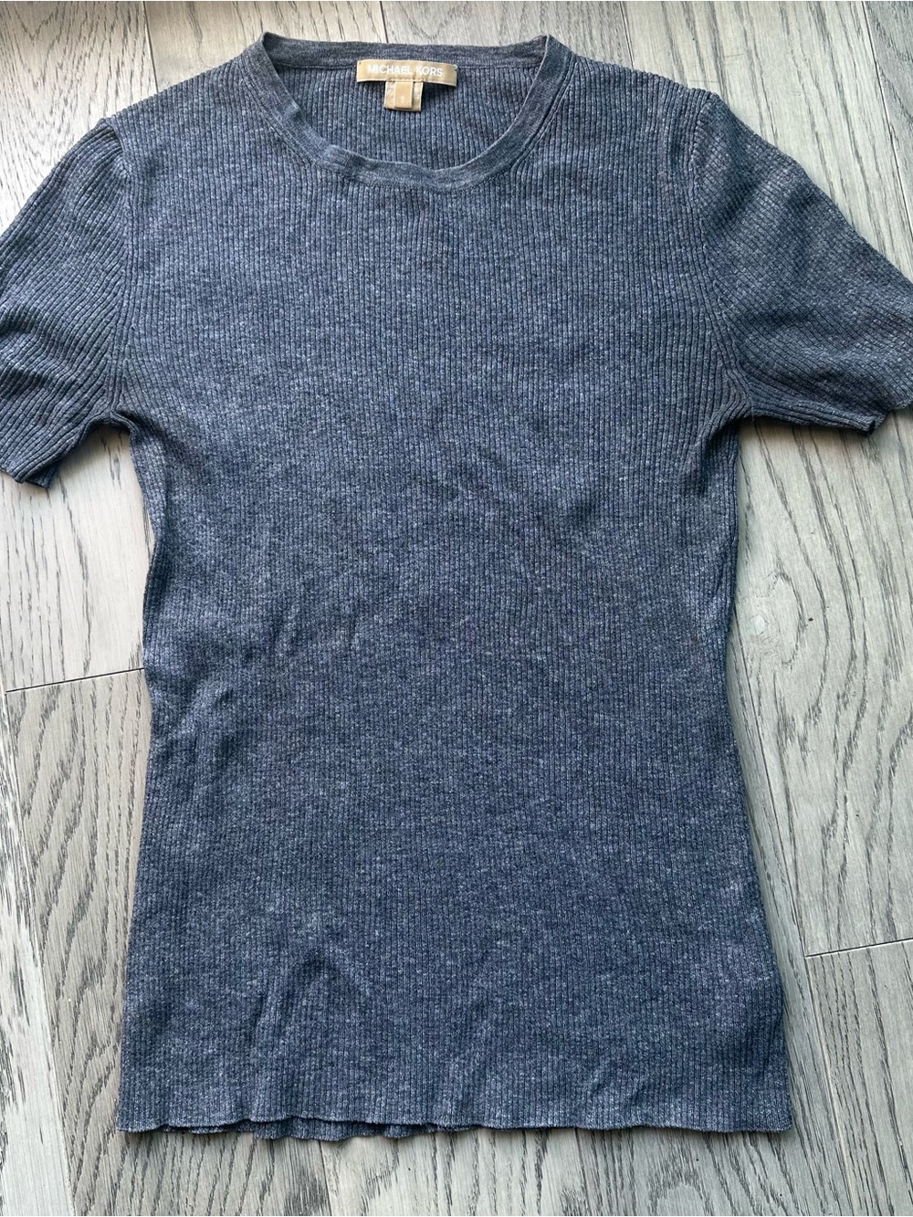 Michael Kors Ribbed Knit Top